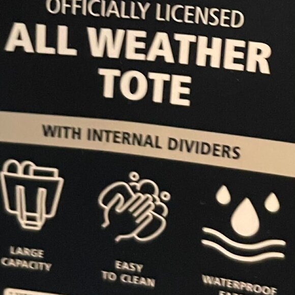 Chicago Bears officially Licensed Gray All weather tote NEW - Picture 3 of 4